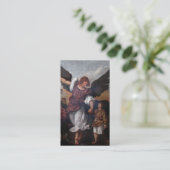 Tobias en de Archangel Raphael - Titiaan Visitekaartje (Staand voorkant)