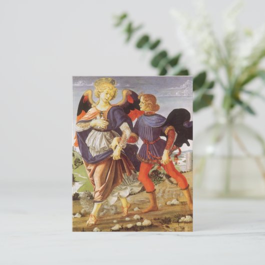 Tobias en de Engel van Andrea del Verrocchio (Staand voorkant)