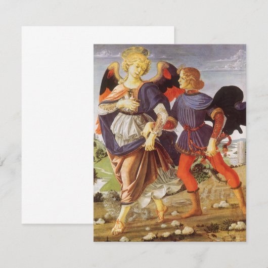 Tobias en de Engel van Andrea del Verrocchio (Voorkant / Achterkant)