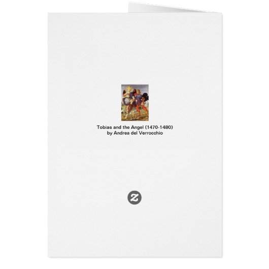 Tobias en de Engel van Andrea del Verrocchio (Achterkant)