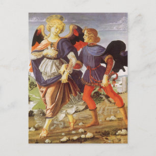 Tobias en de Engel van Andrea del Verrocchio Briefkaart