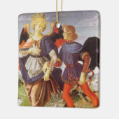 Tobias en de Engel van Andrea del Verrocchio Keramisch Ornament (Links)