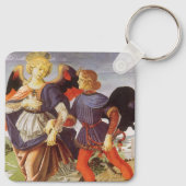 Tobias en de Engel van Andrea del Verrocchio Sleutelhanger (Achterkant)