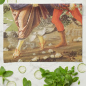 Tobias en de Engel van Andrea del Verrocchio Theedoek (Gevouwen)