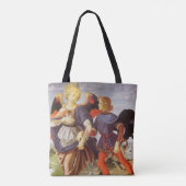 Tobias en de Engel van Andrea del Verrocchio Tote Bag (Achterkant)