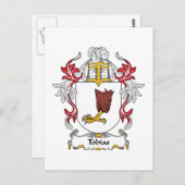 Tobias Family Crest Briefkaart (Voorkant / Achterkant)