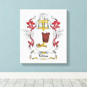 Tobias Family Crest Canvas Afdruk (Insitu (Houten vloer))