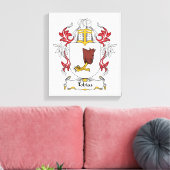 Tobias Family Crest Canvas Afdruk (Insitu (Woonkamer))