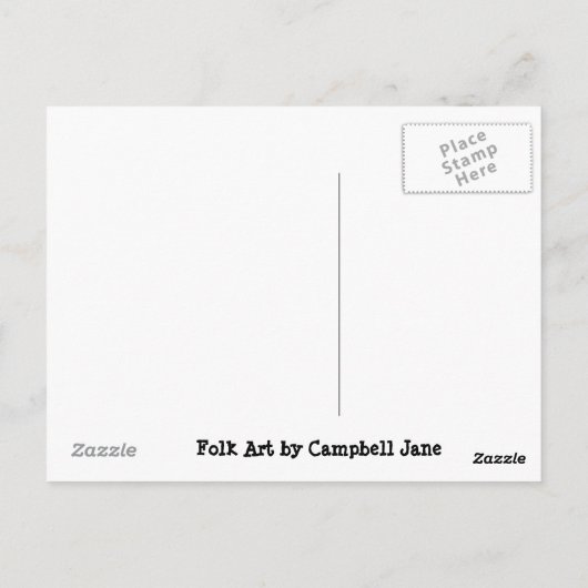 Tobiko Sushi Post Card van Campbell Jane Briefkaart (Achterkant)