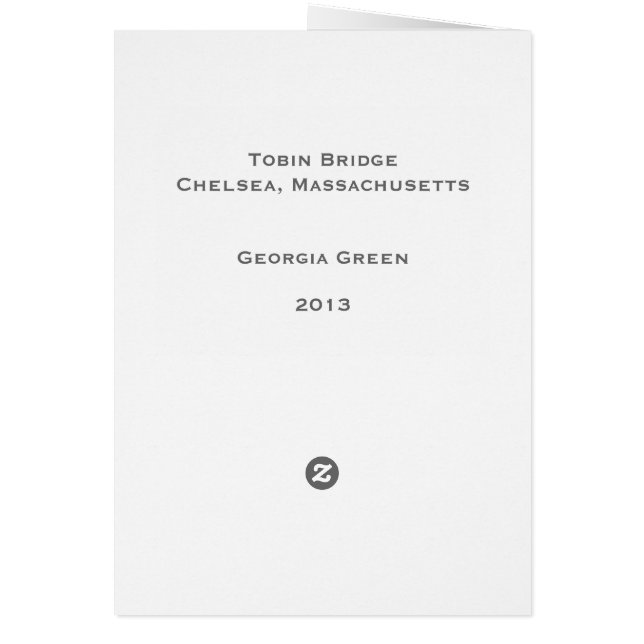 Tobin Bridge, Chelsea, Massachusetts (Achterkant)