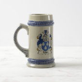 Tobin Coat of Arms Stein - Family Crest Bierpul (Links)
