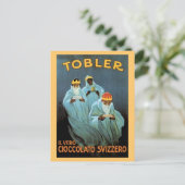  Tobler Chocolate Advertisement Briefkaart (Staand voorkant)
