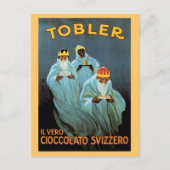 Tobler Chocolate Advertisement Briefkaart (Voorkant)