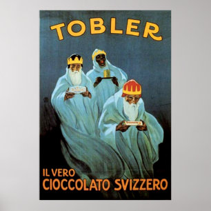  Tobler Chocolate Advertisement Poster