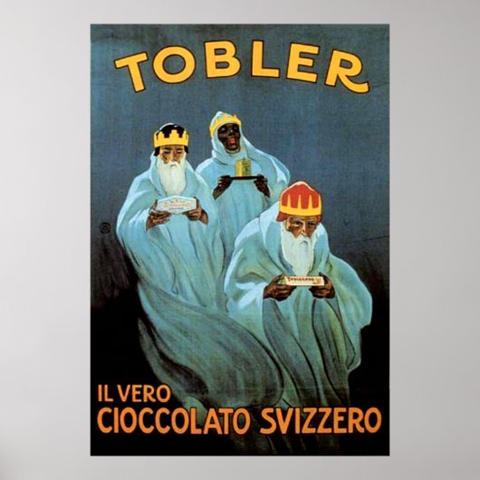 Tobler Chocolate Advertisement Poster (Voorkant)