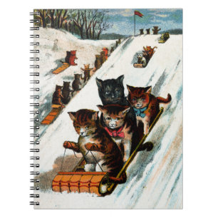  toboggan-katten notitieboek