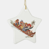 Toboggan Keramisch Ornament (Rechts)