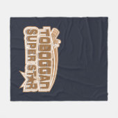 Toboggan Superstar Winter Sports Novelty Fleece Deken (Voorkant (Horizontaal))