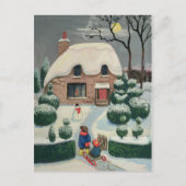 Tobogganering Briefkaart (Voorkant)