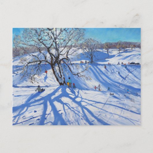 Tobogganers Chatsworth 2012 Briefkaart (Voorkant)