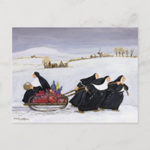 Tobogganing 2 briefkaart