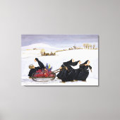 Tobogganing 2 canvas afdruk (Voorkant)