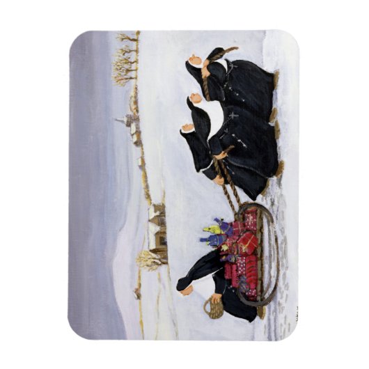 Tobogganing 2 magneet (Verticaal)