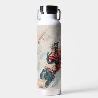 "Tobogganing", Chromolithograph, Louis Prang & Co. Waterfles