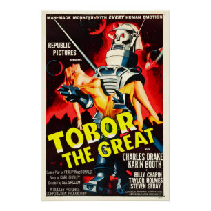 TOBOR Robot Horror Monster Film Poster
