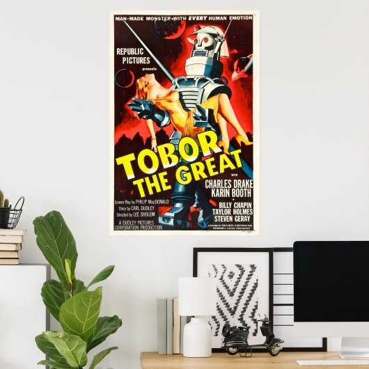 Tobor the Great Poster (Thuiskantoor)