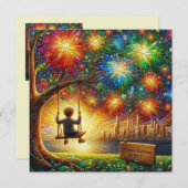 ~ TOBY ~ Gelukkige verjaardag ~ Vuurwerk ~ (Voorkant / Achterkant)