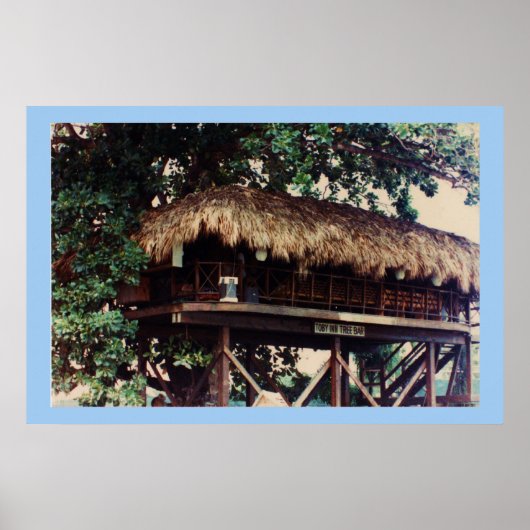 Toby Inn Tree House Bar, Montego Bay Jamaica Poster (Voorkant)