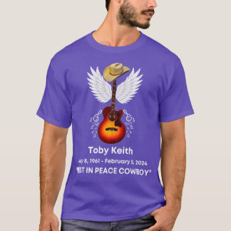 Toby Keith Rest In Vrede Tribute Memorial Crewneck T-shirt