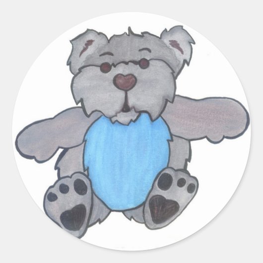 Toby Ronde Sticker (Voorkant)