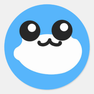 Toby Toad God Face Ronde Sticker