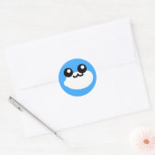 Toby Toad God Face Ronde Sticker (Envelop)