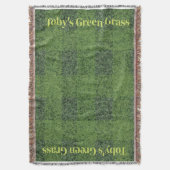 Toby's Groene Gras Deken (Voorkant Verticaal)