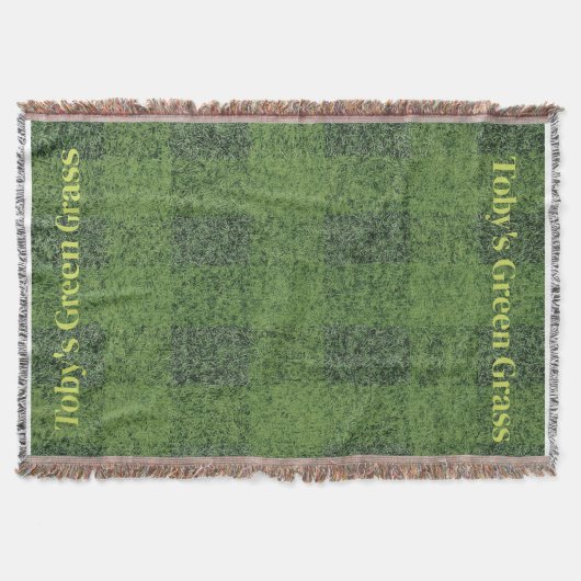 Toby's Groene Gras Deken (Voorkant)