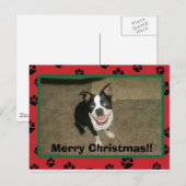 Tobyxmascard, Vrolijk kerstfeest!! Feestdagenkaart (Voorkant / Achterkant)