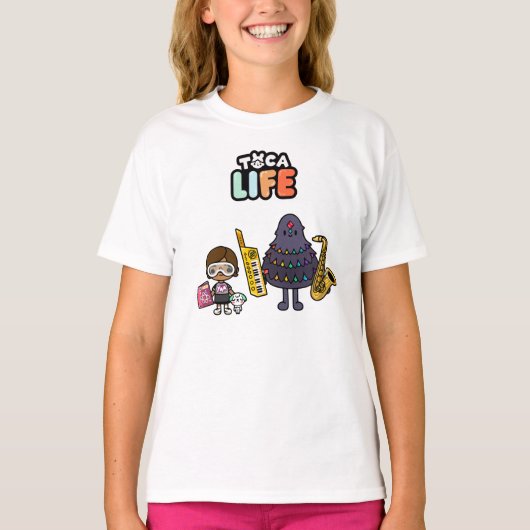 Toca Life Toca Toca Toca Wereld Muzikant T-shirt (Voorkant)