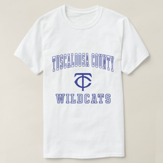 Tocaloosa County High School Wildcats T-shirt (Design voorkant)