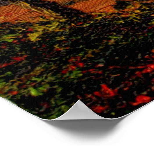 Tocany Cypress Road Poster (Hoek)