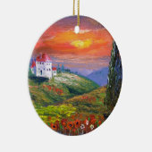 Tocany Fire Sky Keramisch Ornament (Rechts)