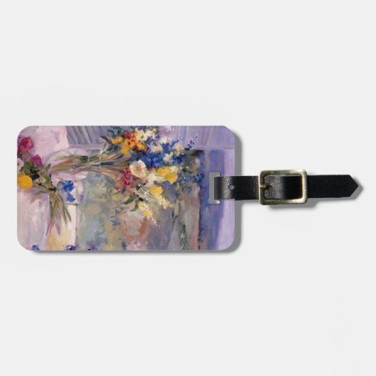 Tocany Floral Bagagelabel (Voorkant horizontaal)