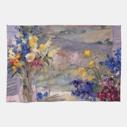 Tocany Floral Theedoek (Horizontaal)