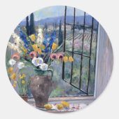 Tocany Hillside II Ronde Sticker (Voorkant)