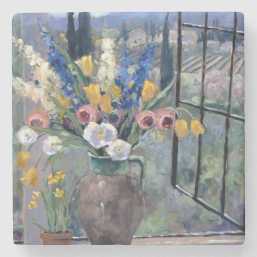 Tocany Hillside II Stenen Onderzetter (Voorkant)