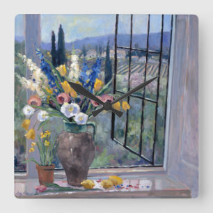 Tocany Hillside II Vierkante Klok