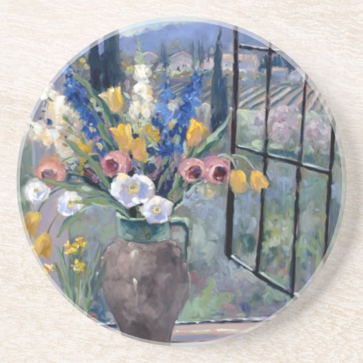 Tocany Hillside II Zandsteen Onderzetter (Voorkant)