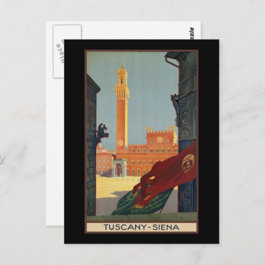 Tocany Siena Briefkaart (Voorkant / Achterkant)